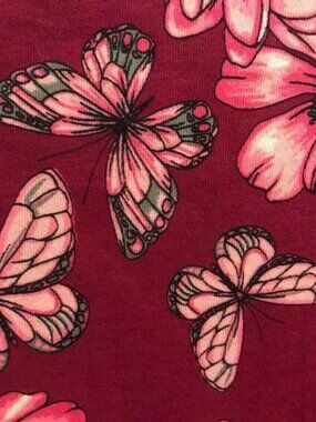 Girls children’s place dress size XXL purple and pink with butterflies